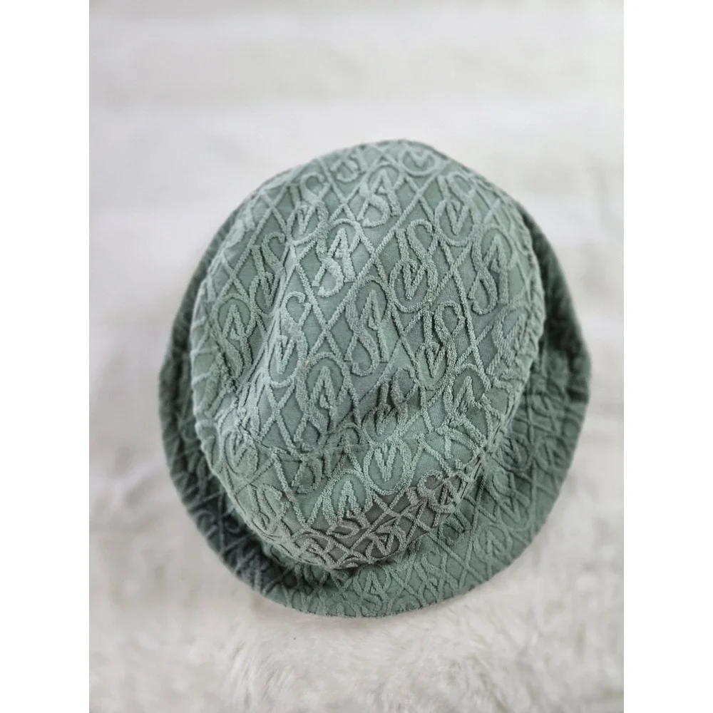 Victoria's‎ Secret Swim Sage Green Terry Cloth Logo Bucket Hat OS NWT